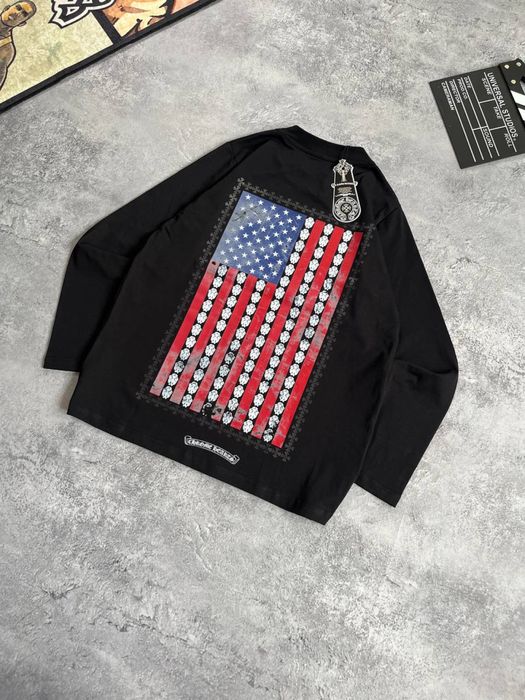 Chrome Hearts USA • Лонгслив Хром Хардс с бирками