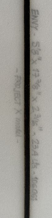 Prancha Envy 5’8, modelo Project X, 23,50 lts