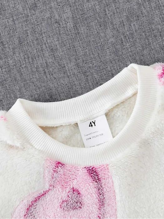 Піжама тепла плюшева hello kitty на дівчинку Розмір 7 років