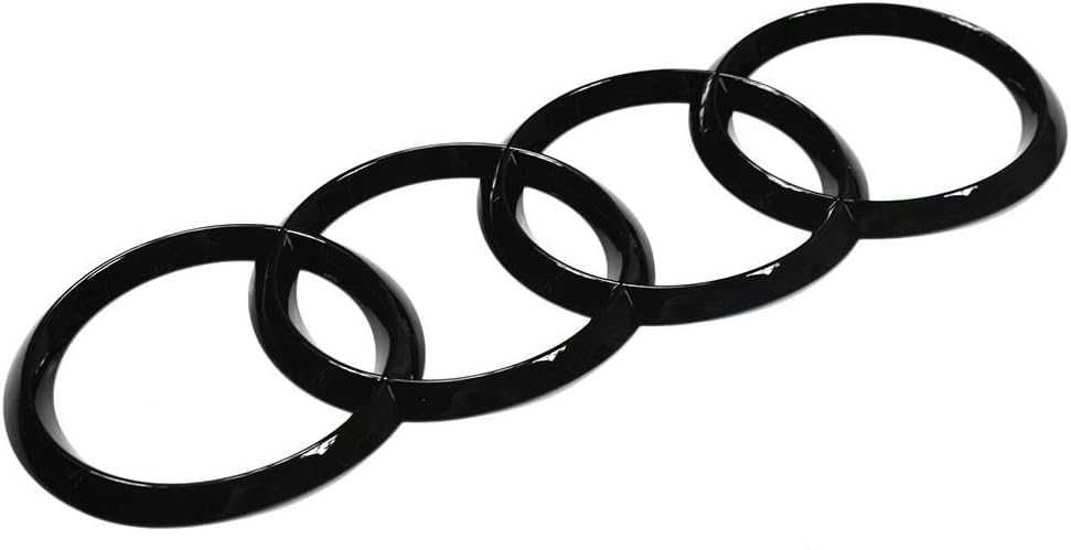 Emblemat Logo Znaczek Audi na tylną klapę Czarny Połysk różne rozmiary