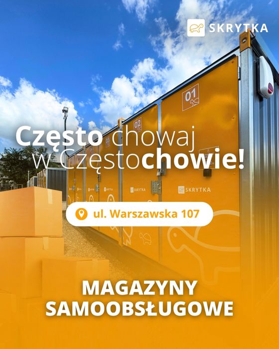 Magazyn samoobsługowy, box kontener magazynowy, garaż blaszany 2m2