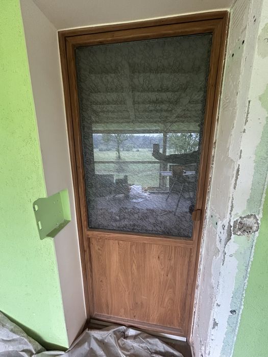 Drzwi tarasowe VEKA Alphaline 90 - dwukomorowe 212x94cm