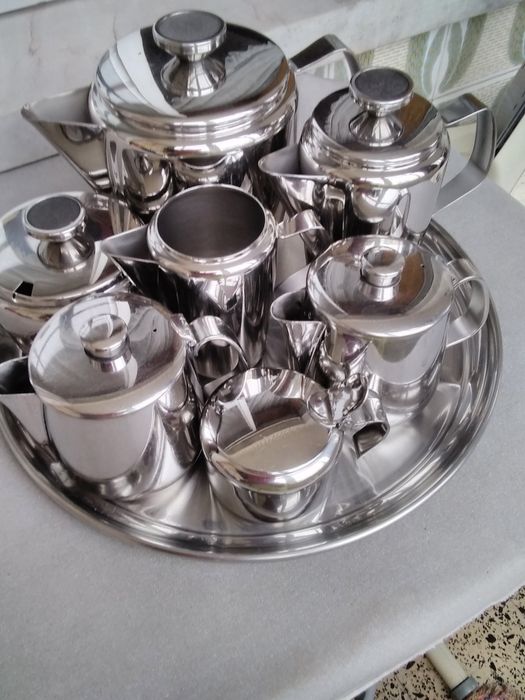 Serviço em Inox para Chá.