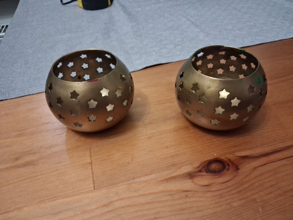 2 świeczniki / podgrzewacze pod t-light