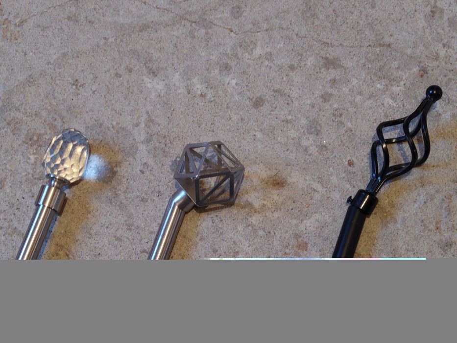 Conjunto de três varões com terminais