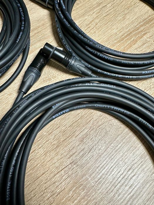 Kabel mikrofonowy Klotz ot2000 Neutrik XLR - zestaw aktywny 10 i 6 m