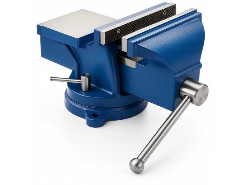Imadło ślusarskie warsztatowe 125mm obrotowe 360° z kowadłem żeliwo