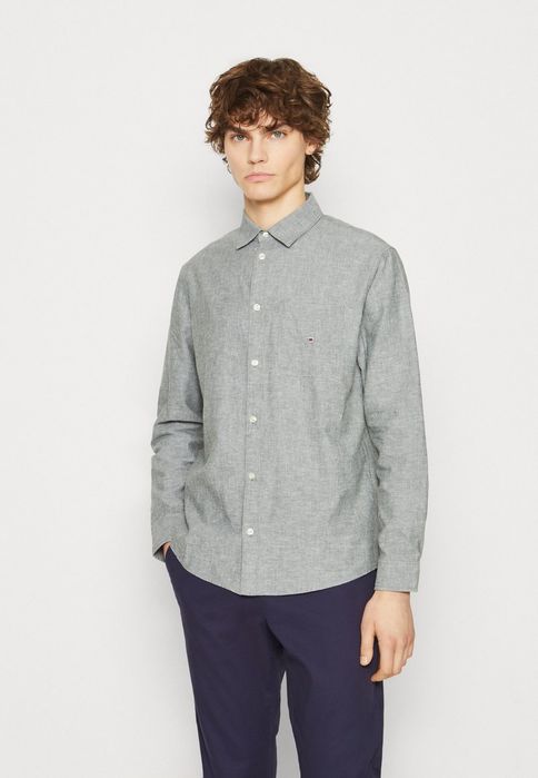 Koszula z lnem Tommy Jeans M