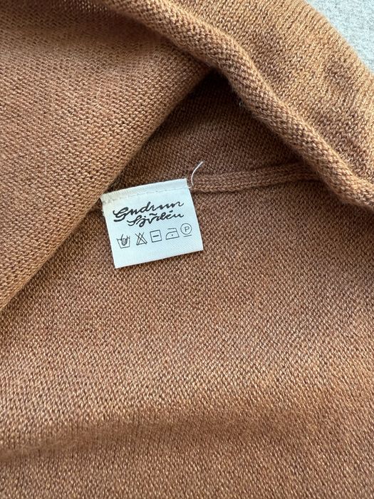 Sukienka wełniana kamelowa Gudrun Sjoden rozmiar S