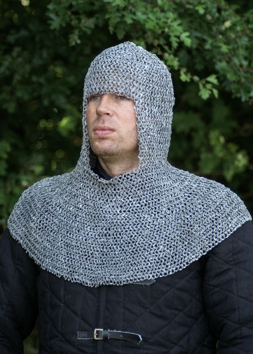 Kolczuga Arr, Średnica  8 Mm,  Aluminiowy  Ciemnoszarym, Nitowany - Bm