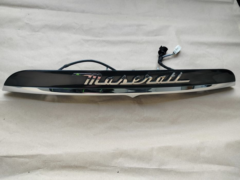 Listwa oświetlenie tylnej tablicy rejestracyjnej Maserati ghibli 2015