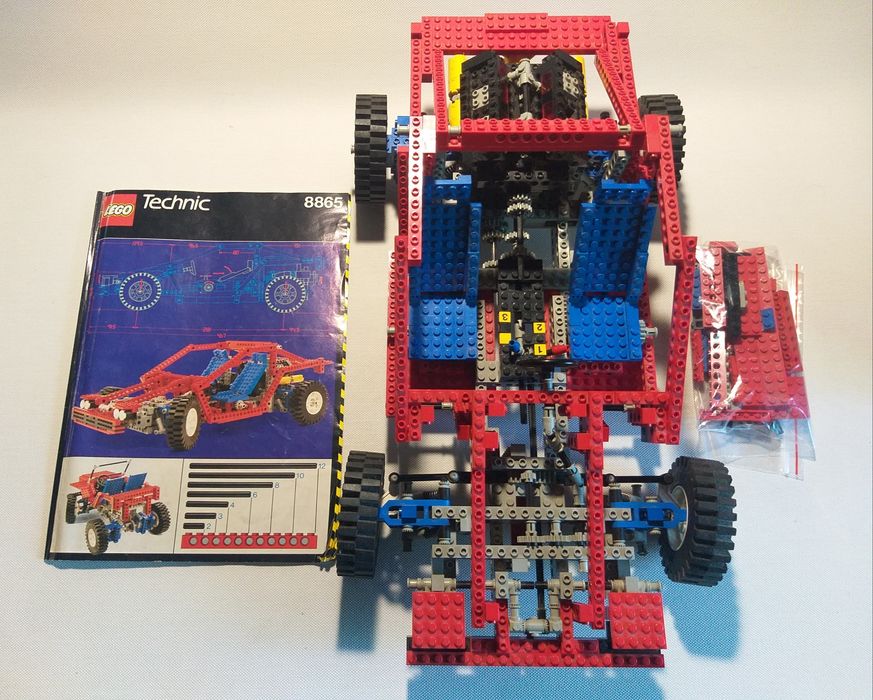 Lego vintage Technic 8865 Test Car de 1988