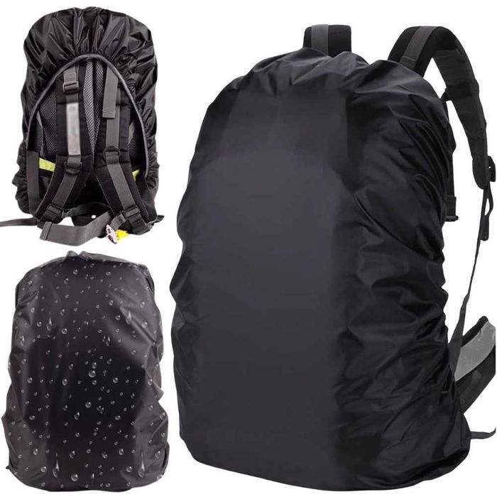 Pokrowiec na plecak wodoodporny przeciwdeszczowy 35l trekkingowy