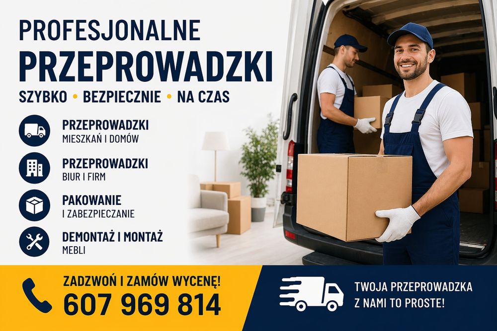 Przeprowadzki usługi transportowe transport krajowy i zagraniczny