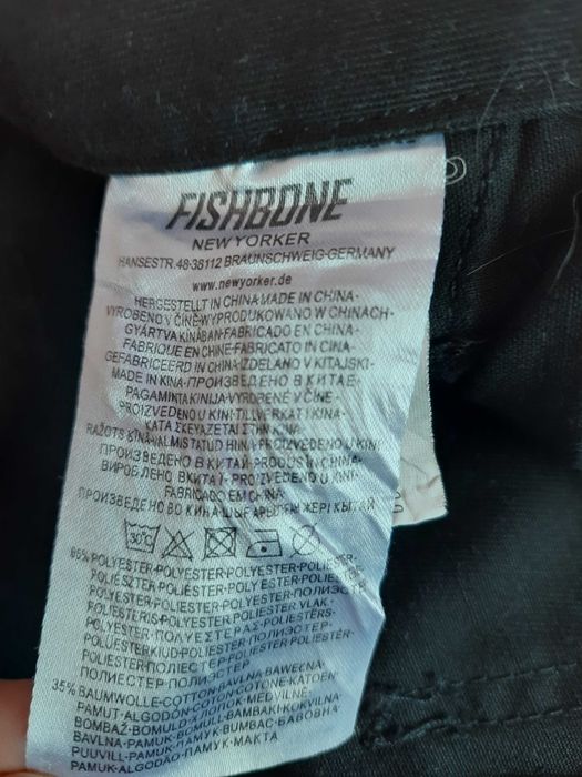 Чоловічі чорні джинси, брюки, штани FSBN FishBone New Yorker ( W34/L34)