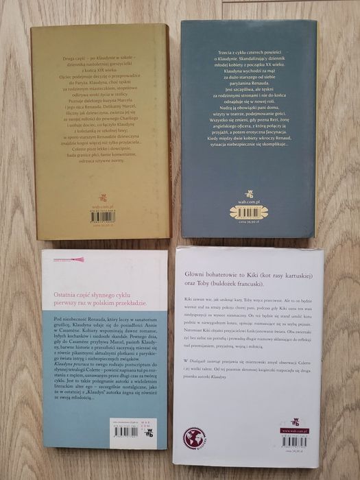 Klaudyna - Colette /zestaw 4 książek w idealnym stanie