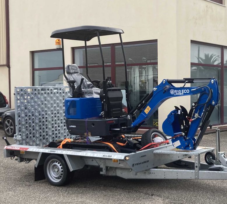 Atrelado Máquina Giratória Reboque Máquina Bocat Traillers escavadora