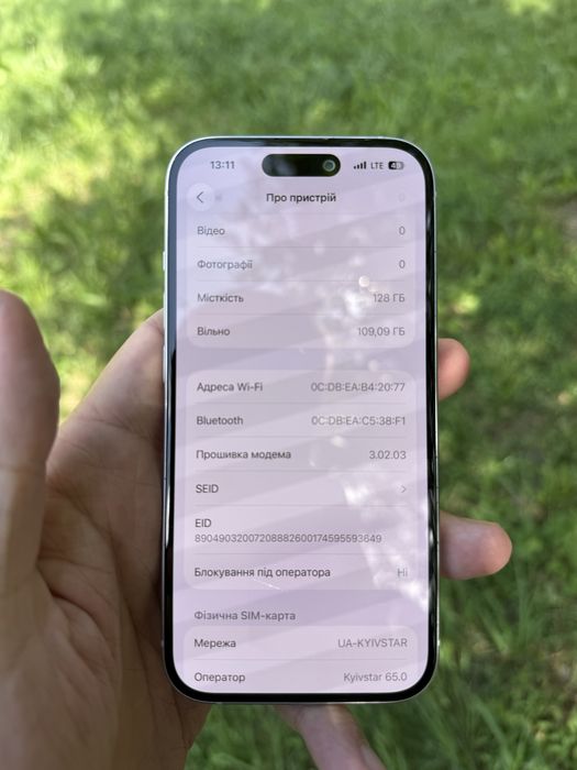 iPhone 15 128GB Blue! Гарний стан, нова АКБ!