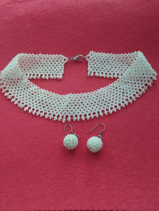 Намисто силянка,ручна робота ,сережки