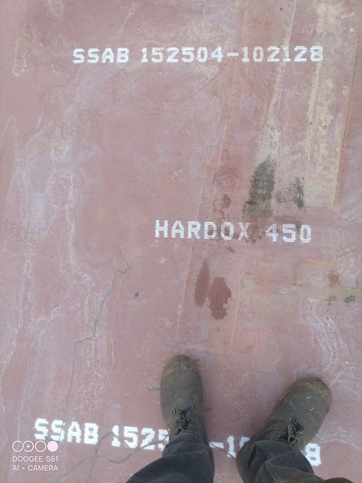 Blacha hardox 450  grubość 4 mm 5 mm