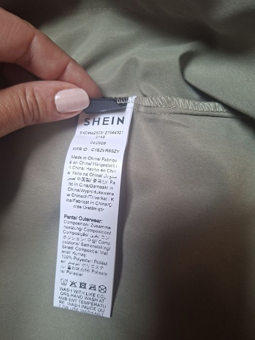 Komplet Shein r. XL marynarka spodnie