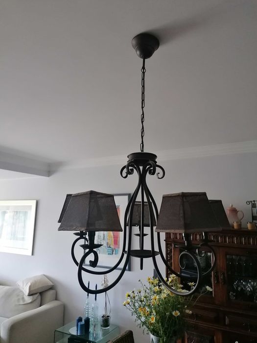 Candeeiro sala em ferro