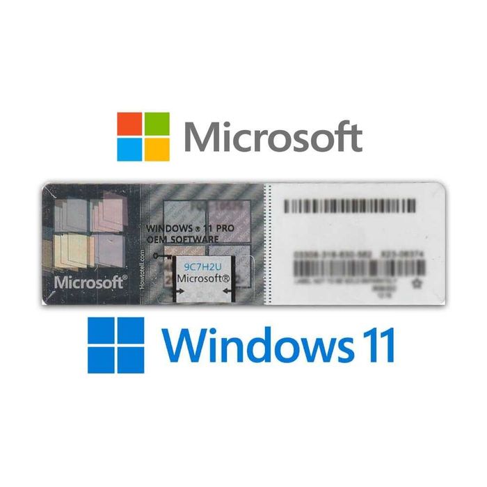 Naklejka COA Windows 11 Pro OEM – Fizyczna Licencja | Faktura VAT 23%