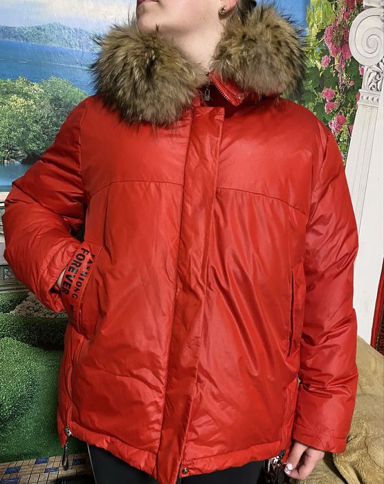 Зимний натуральный пуховик