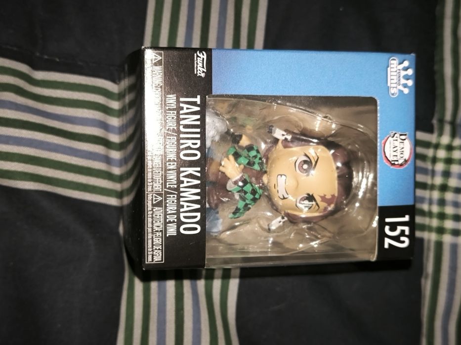 Figura demon slayer kimetsu no yaiba - tanjiro kamado Novo na caixa mini funko