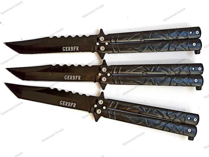 Складний ніж Бабочка Балісонг Танто GERBFR Нож бабочка + чехол