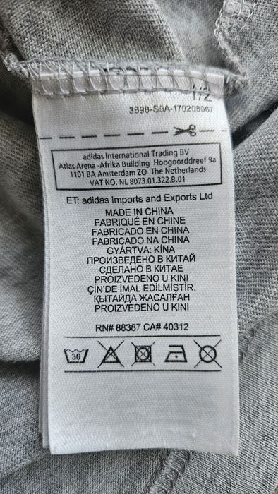 Bawełniany męski t-shirt Adidas rozm. S/M