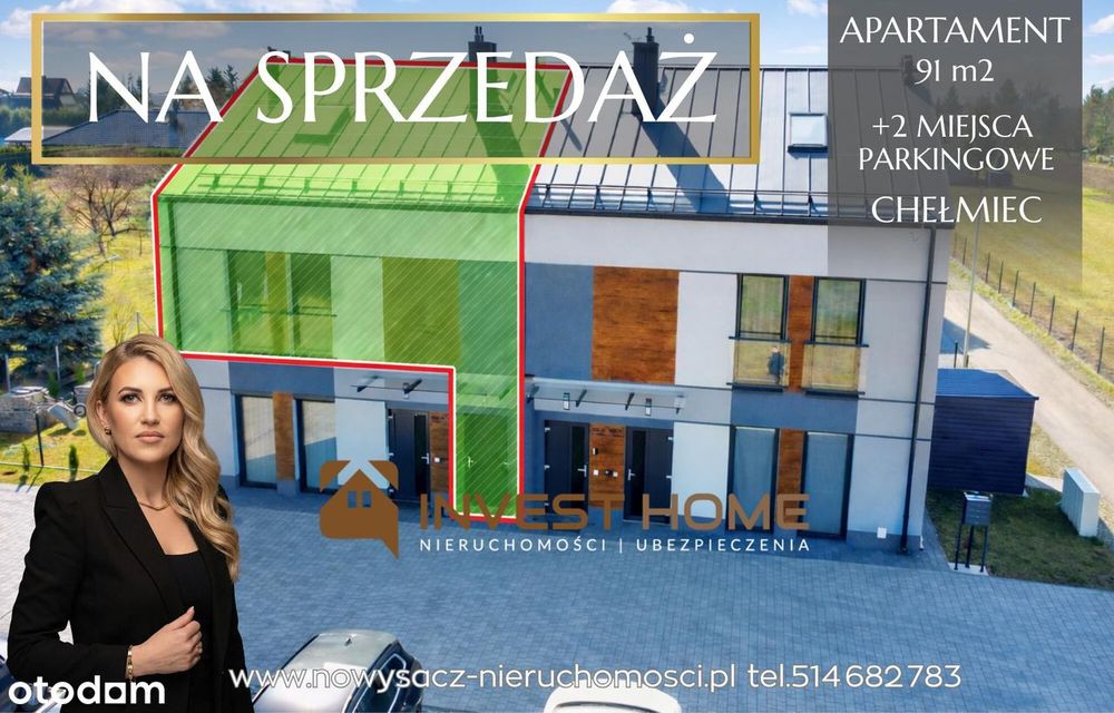 Nowoczesny apartament na sprzedaż -  Chełmiec