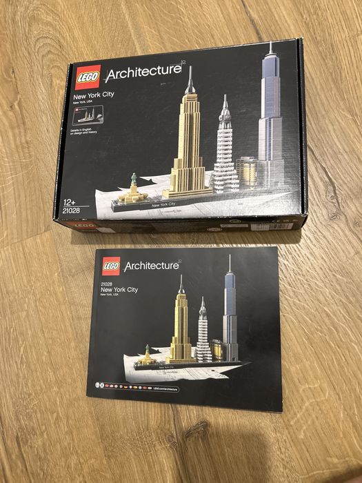 Lego Architecture New York City 21028 - instrukcja i pudełko