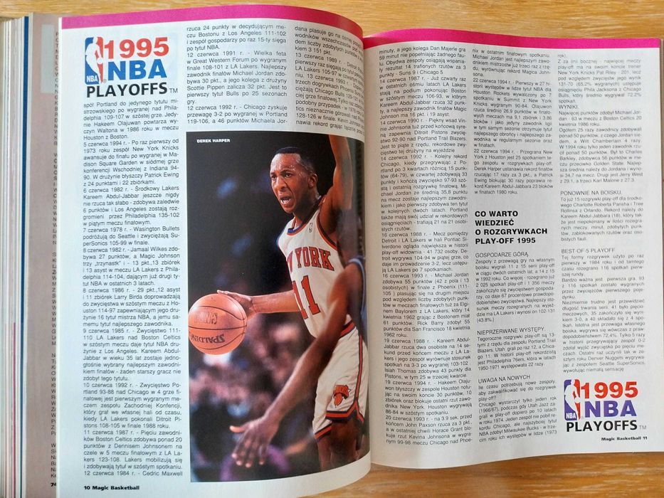 Magic Basketball – miesięcznik 1994/1995 / opr introlig
