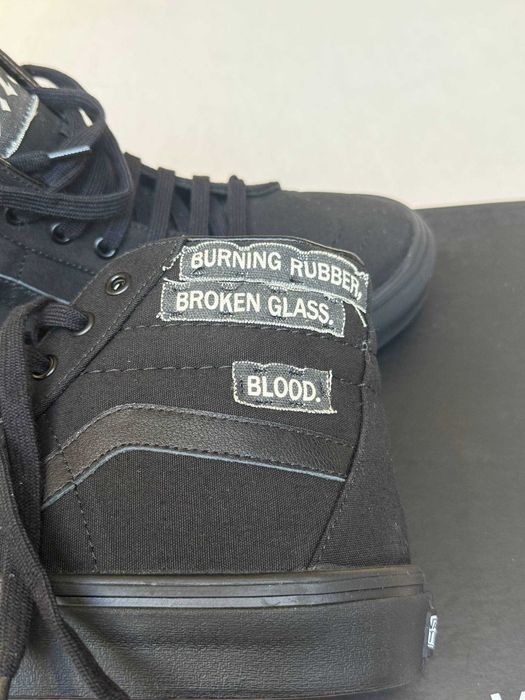 Enfants Riches Deprimes x Vans Distressed Multi Patch Sk8-HI Sneakers