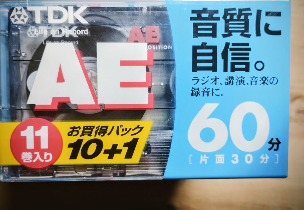 11 аудио кассет TDK AE 60 минут