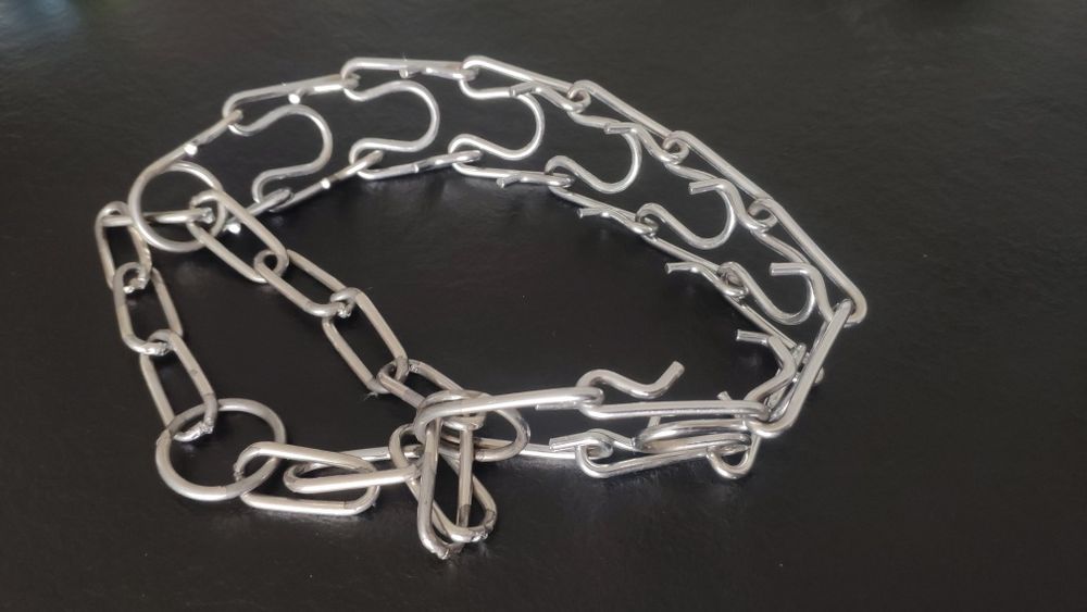 Obroża dla psa metalowa, 30 cm