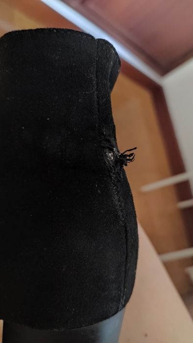 Botas de combate com salto