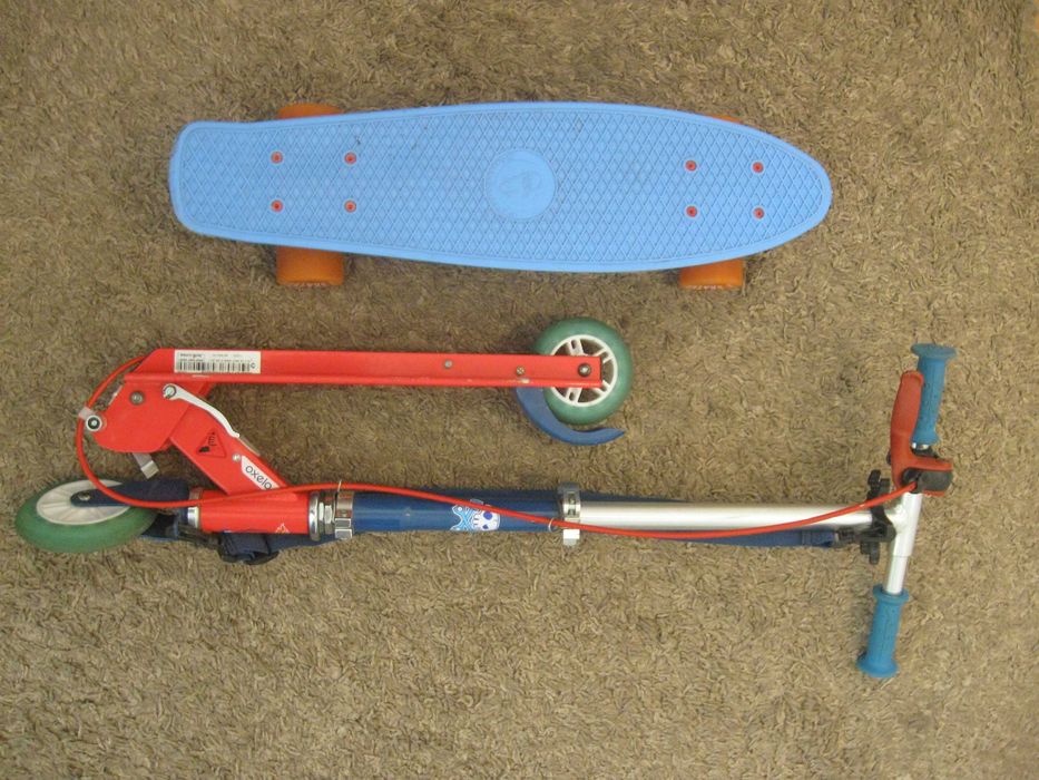 Deskorolka Fish lub hulajnoga Oxelo Decathlon