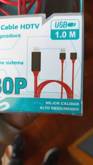 Cabo HDMI para telemóvel