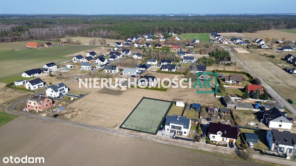 Piękna cicha działka budowlana z MPZP blisko lasu!