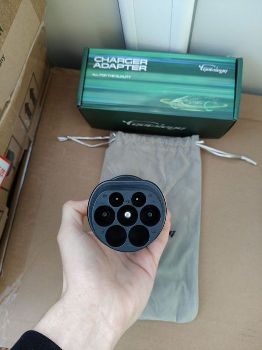 Перехідник Type 1 - Gbt Guwieyg 7kw 32A з сумкой адаптер авто з Китаю