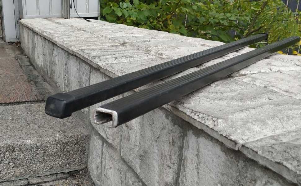 БУ Багажник палки Thule Wingbar Edge Evo Aerobar Squarebar 108 118 127 135 150 см сталеві алюмінієві каплевидні нові вживані установка прокат обмін