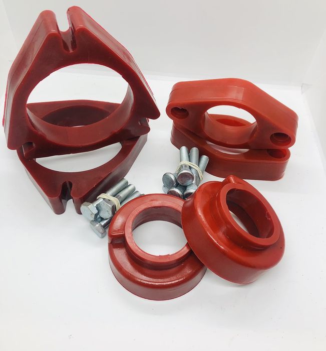 Проставки Kia Carens / Киа Каренс 2006-2012 комплект, полиуретан