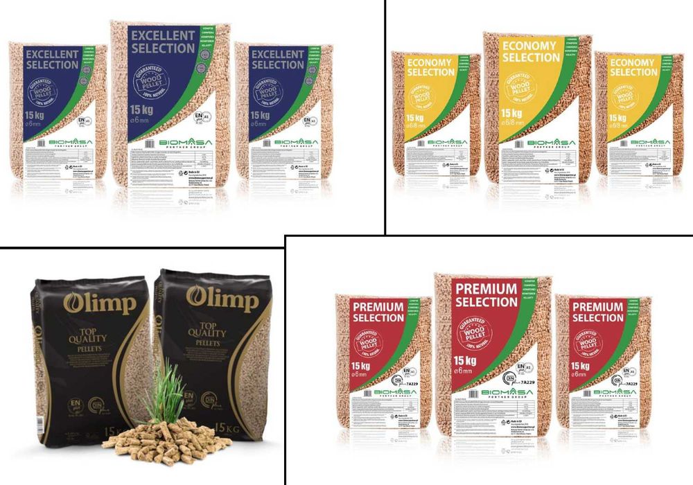 Pellet drzewny Premium Selection. Dostawa. Raty 0%. Zachodniopomorskie