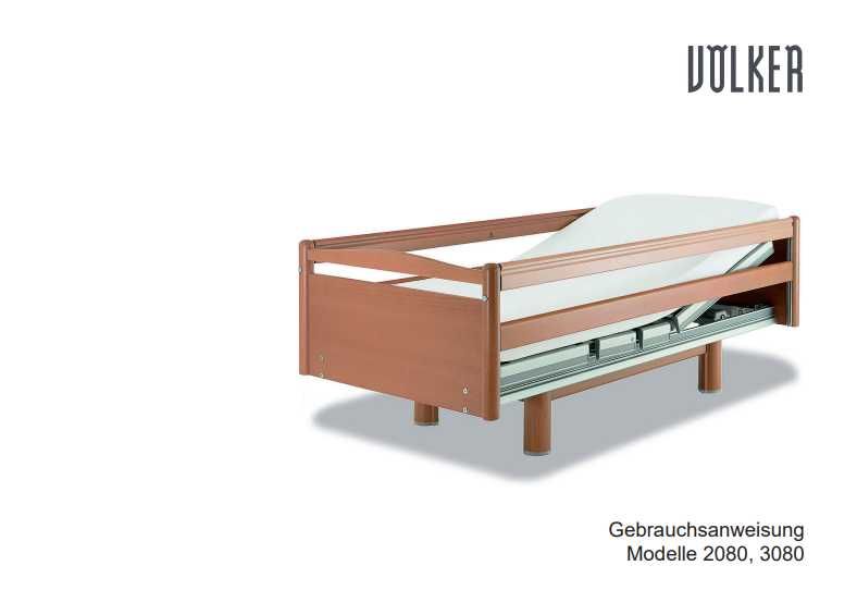 Функціональне ліжко з електрокеруванням Volker PFLEGEBETT 2080 S