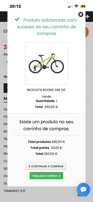 Bicicleta ROOKIE 240 24