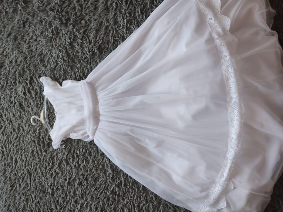 Sukienka komunijna biała Sly rozmiar 140