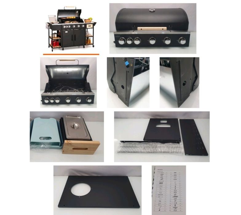 Klarstein газовий гриль пристрій для барбекю