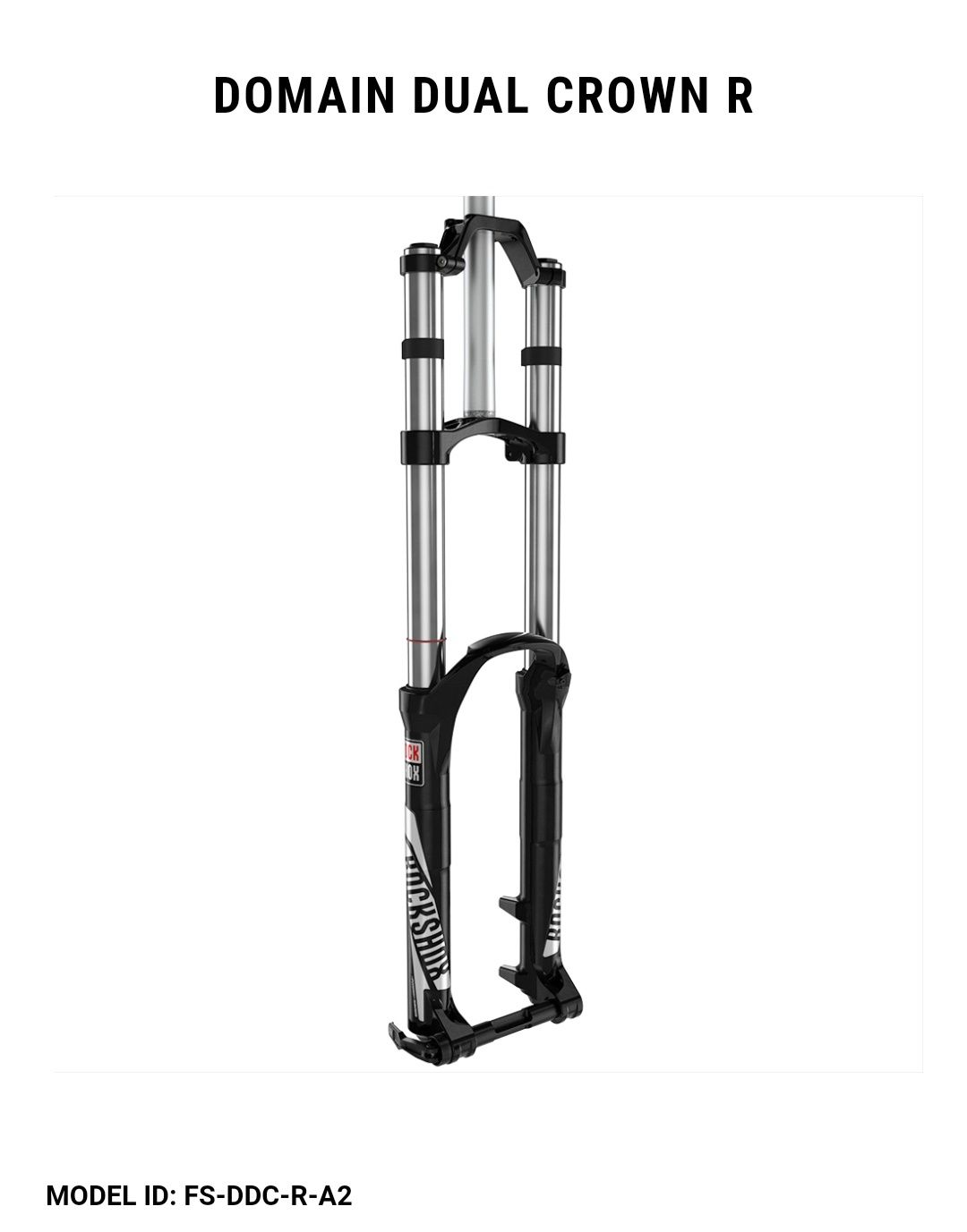 ROCKSHOX DOMAIN RC Dual Crown 26 27 5 15 400